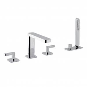 Смеситель для ванны Webert Living, врезной на борт ванны