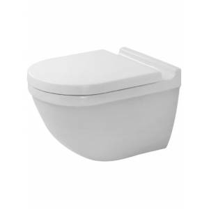 Унитаз консольный Duravit Starck 3 Rimless в комплекте с крышкой