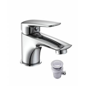 Смеситель для раковины Imprese Praha New с донным клапаном