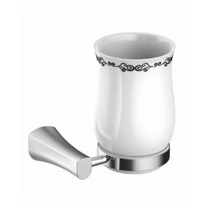 Стакан для щеток подвесной Imprese Cuthna Stribro