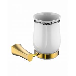 Стакан для щеток подвесной Imprese Cuthna Zlato