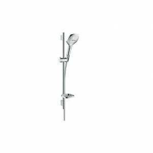 Душевой гарнитур Hansgrohe Raindance Select E 120 3 jet/ Unica'S Puro Set на штанге, 650 мм