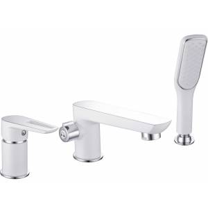 Смеситель врезной на борт ванны с душевым гарнитуром Imprese Breclav