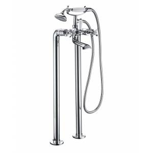 Смеситель напольный для ванны Imprese Cuthna stribro