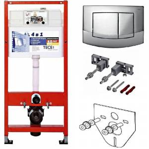 Инсталляция  для подвесного унитаза 4 в 1 TECEbase