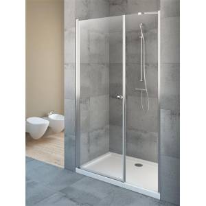 Распашная дверь в нишу с дополнительным элементом Radaway Eos DWS