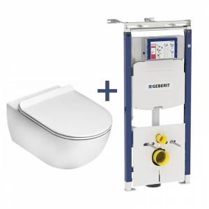 Комплект унитаз Flaminia App Go Clean и инсталляция Geberit