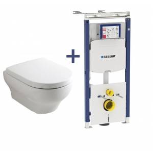 Комплект унитаз Olympia Clear и инсталляция Geberit