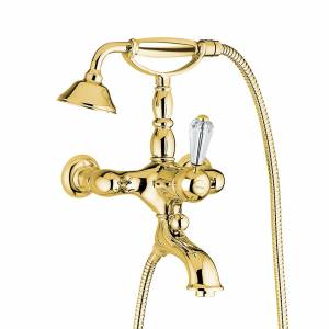 Смеситель для ванны и душа Bugnatese Oxford c элементом Swarovski