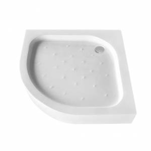 Душевой поддон акриловый низкий радиусный цельнолитой Polaris Madeira