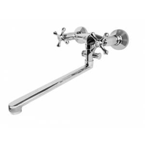 Смеситель двухвентильный для ванны Tango Classic 04 с длинным поворотным изливом